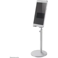 NeoMounts Phone stand, korkeussäädettävä puhelinteline, hopea