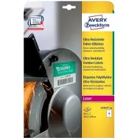 Avery Ultra Resistant Stretchable Labels White (-40oC to +150oC)