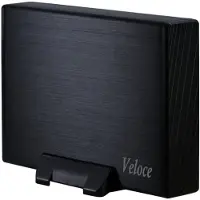 Inter-Tech Veloce GD-35612, 3.5", SATA, Serial ATA II, 5 Gbit/s, Musta (88884055)