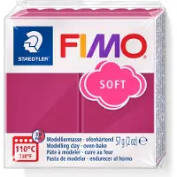 Staedtler Muovailuvaha - - FIMO SOFT - Jäähdytetty vadelma - 57g - Taipuisaa ja helppo muovata