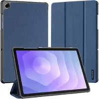 DUX Samsung Galaxy Tab A11+ Domo Tri-Fold Smart Lompakkokotelo - Sininen