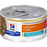 Hill's Pet Nutrition 24 x 82 g Hill’s Prescription Diet kissa C/D Urinary Care tonnikala Stew kissan märkäruoka