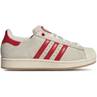 Adidas Originals Matalavartiset tennarit 'Superstar II' punainen / villanvalkoinen