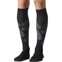 Seger Unisex Comfort Light Reduct Compression Black Urheilusukat 40-42