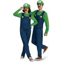 Disguise Miesten Klassinen Ja Ylellinen Nintendo Super Mario Luigi -asu