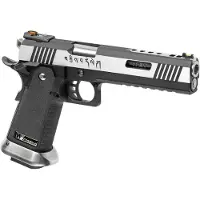 WE Hi-capa 6 Force A Silver Barrel Full Metal Gbb Airsoft-pistooli