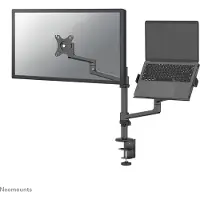 NeoMounts NEXT LITE LAPTOP + SCREEN DESK MOUNT (CLAMP/GROMMET) 1 SCREEN BLACK (DS20-425BL2)