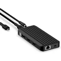 Unisynk 3.2 Gen2 USB-C 10-in-1 -telakka v3, musta