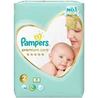 Pampers Premium Care Size 2 kertakäyttövaipat 4-8 kg 68 kpl