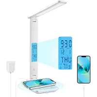 Hobby Hall Himmennettävä LED-pöytävalaisin kellolla, silmäystävällinen yölamppu