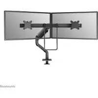 NeoMounts NEXT ONE DESK MOUNT, DOUBLE DISPLAY CROSSBAR (TOPFIX CLAMP/GROMMET) 2 SCREENS BLACK (DS75S-950BL2)
