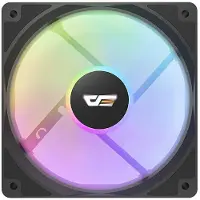 Darkflash Computer Fan CL12 LED (120x120) - Kotelotuuletin - 120mm - musta - 26 dBA