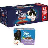 Felix 44x85g "As good as it looks" Pouches kana, nauta, ankka, lammas Latz kissanruoka