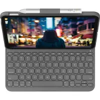 Logitech Slim Folio iPad (10. sukupolvi) näppäimistökotelo, harmaa