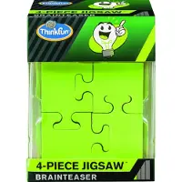 Thinkfun Pocket Brainteasers 4-osainen Jigsaw STEM -lelu ja logiikkapeli 8-vuotiaille ja sit vanhemmille pojille ja tytille - Pieni pttelypeli, j