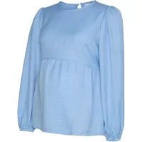 Mamalicious Mllifina L/S Wo Top - Blue - M