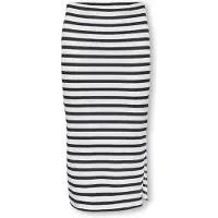 ONLY Kognella Long Side Slit Skirt Jrs Noos - Black - 134