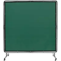 Vevor -hitsausseula kehyksellä, 6' x 6' hitsausverho, liekinkestävä vinyylihitsaussuoja neljällä kääntyvällä pyörällä (2 lukittavaa), liikuteltava ja ammattikäyttöön tarkoitettu työpajalle/teollisuudel