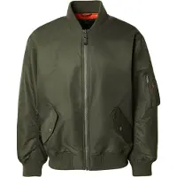 Levi's for man. 005AL-0001 Green MA1 Bomber Jacket (XL), Casual, Polyamide