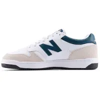 New Balance unisex. U480LV1_LI Leather Sneakers 480 L white (37.5), Flat, Laces, Casual