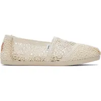 Toms Nat Moroccan Crochet Wm Aclass Esp - White - 39