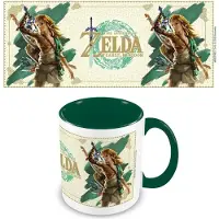 Pyramid - The Legend Of Zelda: Tears Of The Kingdom (Link Unleashed) 11oz/315ml Coloured Inner and Handle Ceramic Mug - Mukit