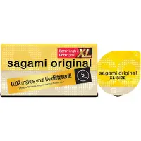 Sagami Original 0.02 XL - kondomi - 61mm - 6 kpl