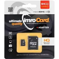 IMRO microSDHC-muistikortti SD-sovittimella - 16 Gt