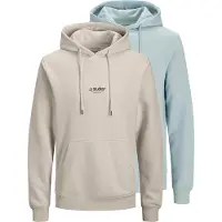 Jack & Jones Collegepaita 'JJESOHO' vaaleansininen / vaaleanharmaa