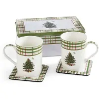 Spode - Christmas Tree 2025 Muki 34 cl ja Lasinalunen