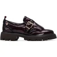 Carmela for woman. 16259401-BURDEOS Moccasins 162594 burgundy (39), Flat, 1 to 3 cm, None, Casual, Patent Leather