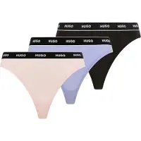 HUGO Triplet Thong Stripe - Purple - S