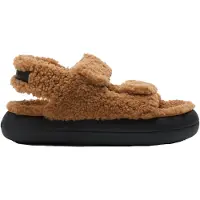 Moon Boot Mb Shearling Sandal - Brown - 40