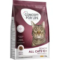 Concept for Life 3kg All Cats 10+ - Paranneltu resepti kuivaruoka