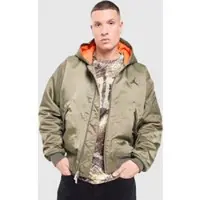 Jordan Flight Hooded Bomber Jacket - Mens, vihreä