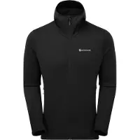 Montane Fury Hoodie, fleece-takki, miesten, musta