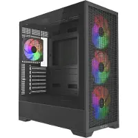 Dutzo C740 Airflow ARGB - Kotelot - Miditower - Musta