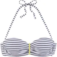 Venice beach Bikinitoppi tummankeltainen / musta / valkoinen