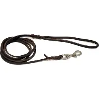 Dogman Leather Leash Lina Brown XS 6mm x 180cm