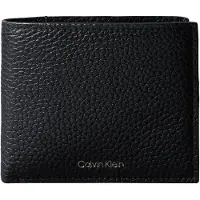 Calvin Klein Foil Emboss Billfold W/ Coin - Black - ONE SIZE