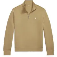 Ralph Lauren Double-Knit Quarter-Zip Pullover - XL