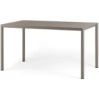 Nardi Piave pöytä 80x140 cm Tortora - Tortora