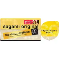 Sagami Original 0.02 XL - kondomi - 61mm - 6 kpl