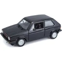 Bburago Pienoismalli - - Volkswagen Golf Mk1 (1979) - Mittakaava 1:24 - Väri Musta - Täydelliset Yksityiskohdat