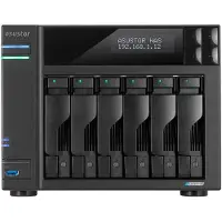 Asustor Lockerstor 6 Gen2 AS6706T - 6-paikkainen verkkotallennuslaite, musta