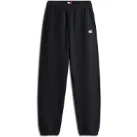 Tommy Hilfiger Housut 'Tommy Badge Cuffed' musta