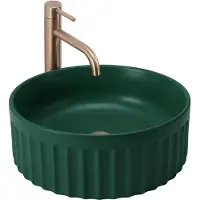 REA DUO Matcha Matt työtasoinen pesuallas