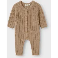 Lil´ Atelier Nbmnomo Wool Knit Suit Lil - Beige - 80