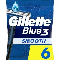 Gillette Blue 3 Smooth jednorazowe maszynki do golenia dla mężczyzn 6szt