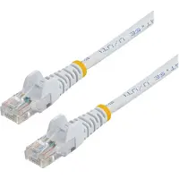 StarTech.com 0.5m White Cat5e / Cat 5 Snagless Ethernet Patch Cable 0.5 m - Liitäntäkaapeli - RJ-45 (uros) - RJ-45 (uros) - 50 cm - UTP - CAT 5e - sn